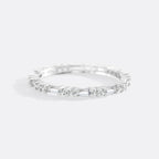 Baguette Gemstone Stacking Ring