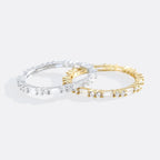 Baguette Gemstone Stacking Ring