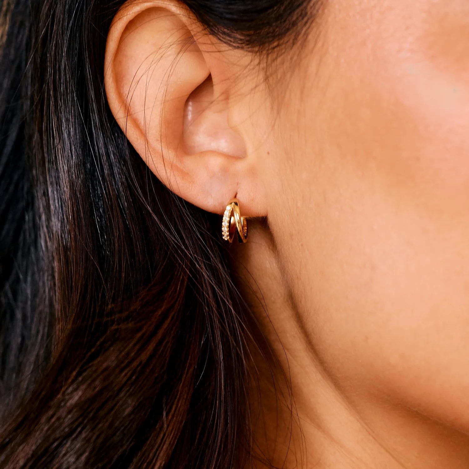 Double Huggies Earrings