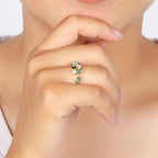 Marquise Leaf Ring
