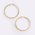 Sleek Thin Hoop Earrings