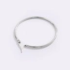 Sleek Thin Hoop Earrings